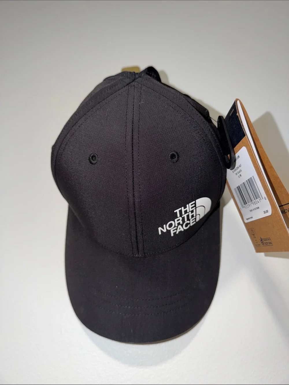 The North Face S/M Black Horizon Mesh Nylon Ponytail Ball Cap Summer Run Hat